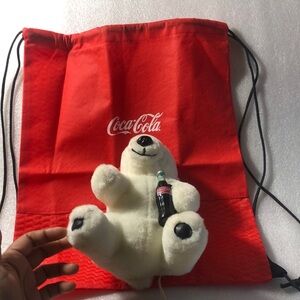 Coca-Cola plush & a bag-2items
